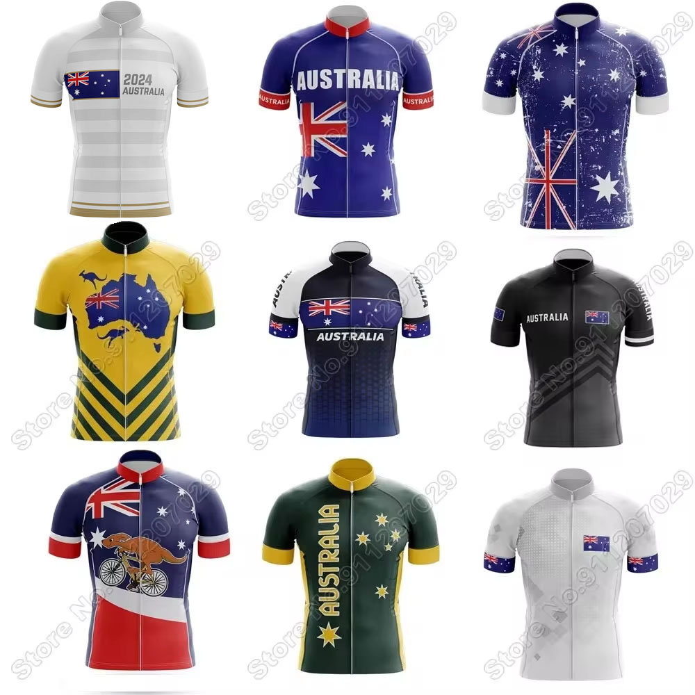 Mountain Biking In Australia - 2024 Джерси для велоспорта сборной Австралии,