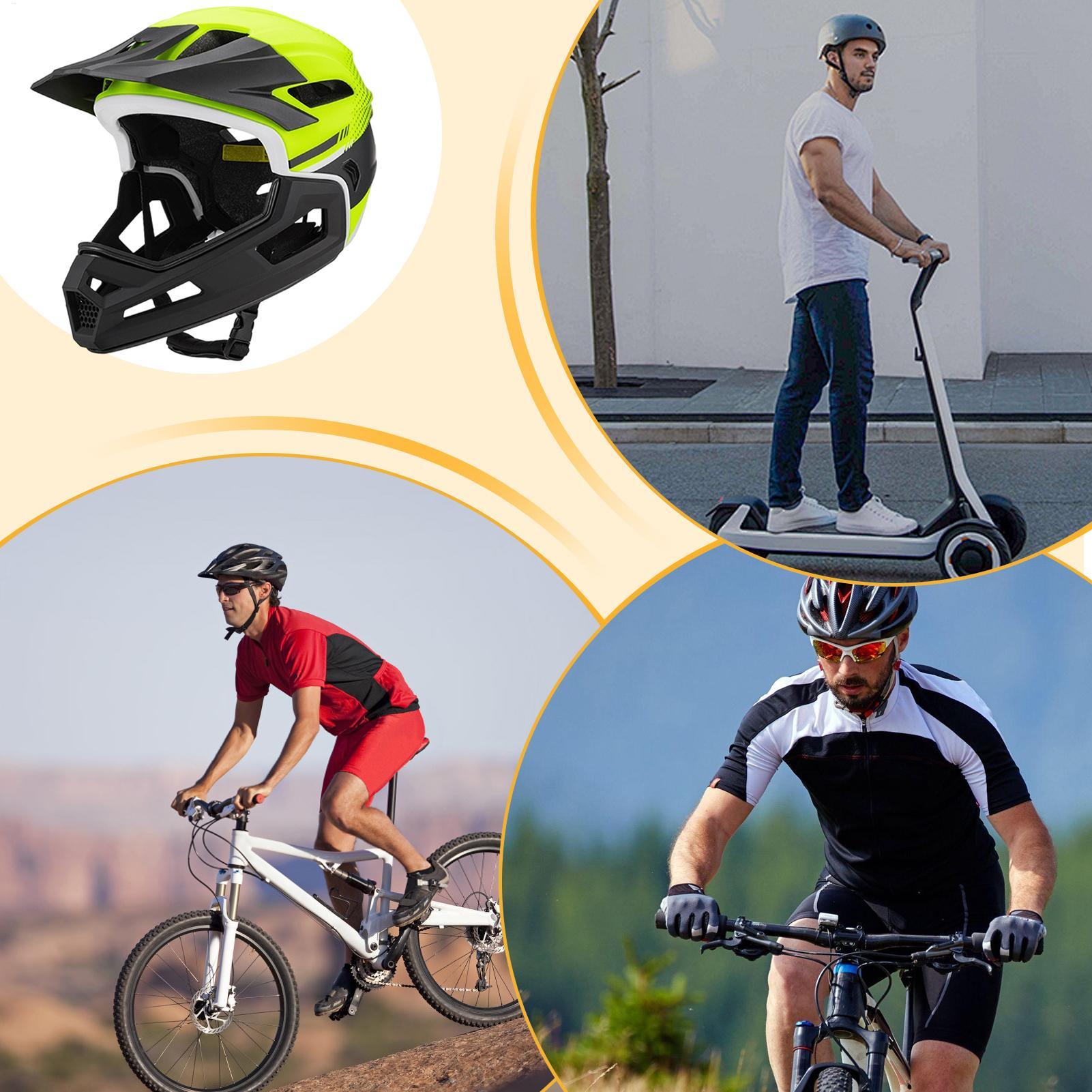 Mountain Biking Full Face Helmet - Велосипедный шлем анфас, защита головы для