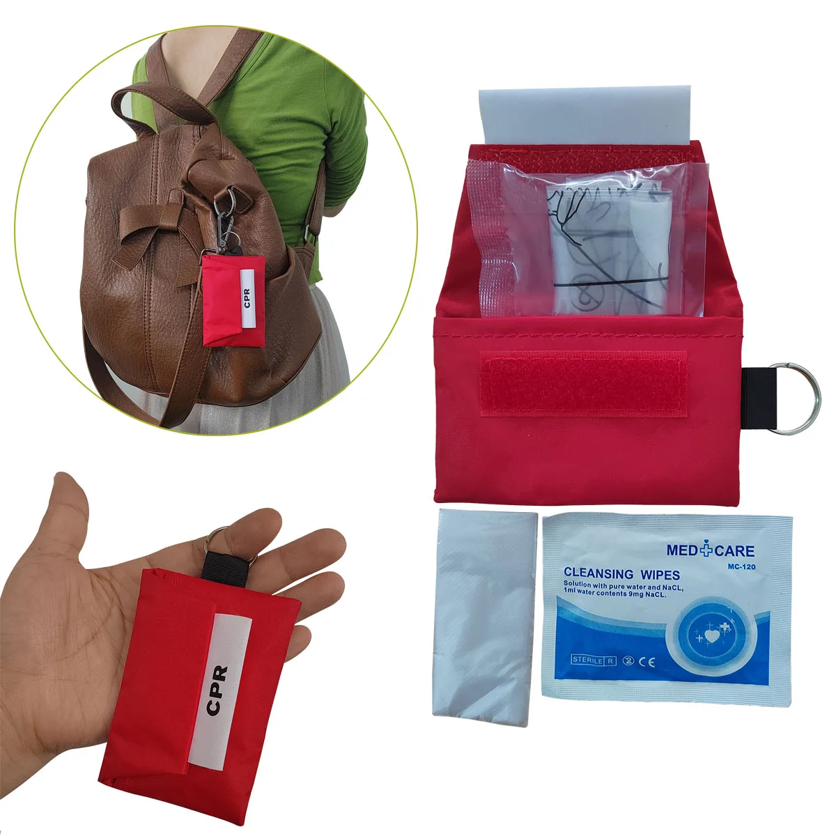 Mountain Biking First Aid Kit - 3 шт., защитный чехол для лица