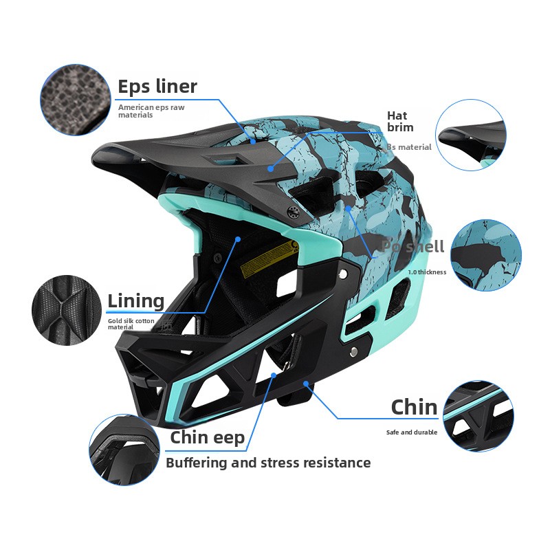 Хит продаж: Горный велосипедны – обзор и цена Mountain Biking Full Face Helmet