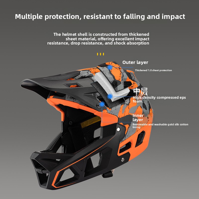 Хит продаж: Горный велосипедны – обзор и цена Mountain Biking Full Face Helmet