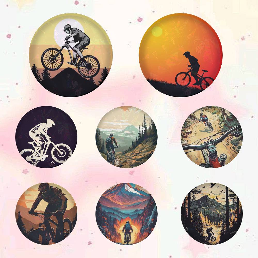 Круглые броши с мультяшными пе – обзор и цена Mountain Biking In Japan