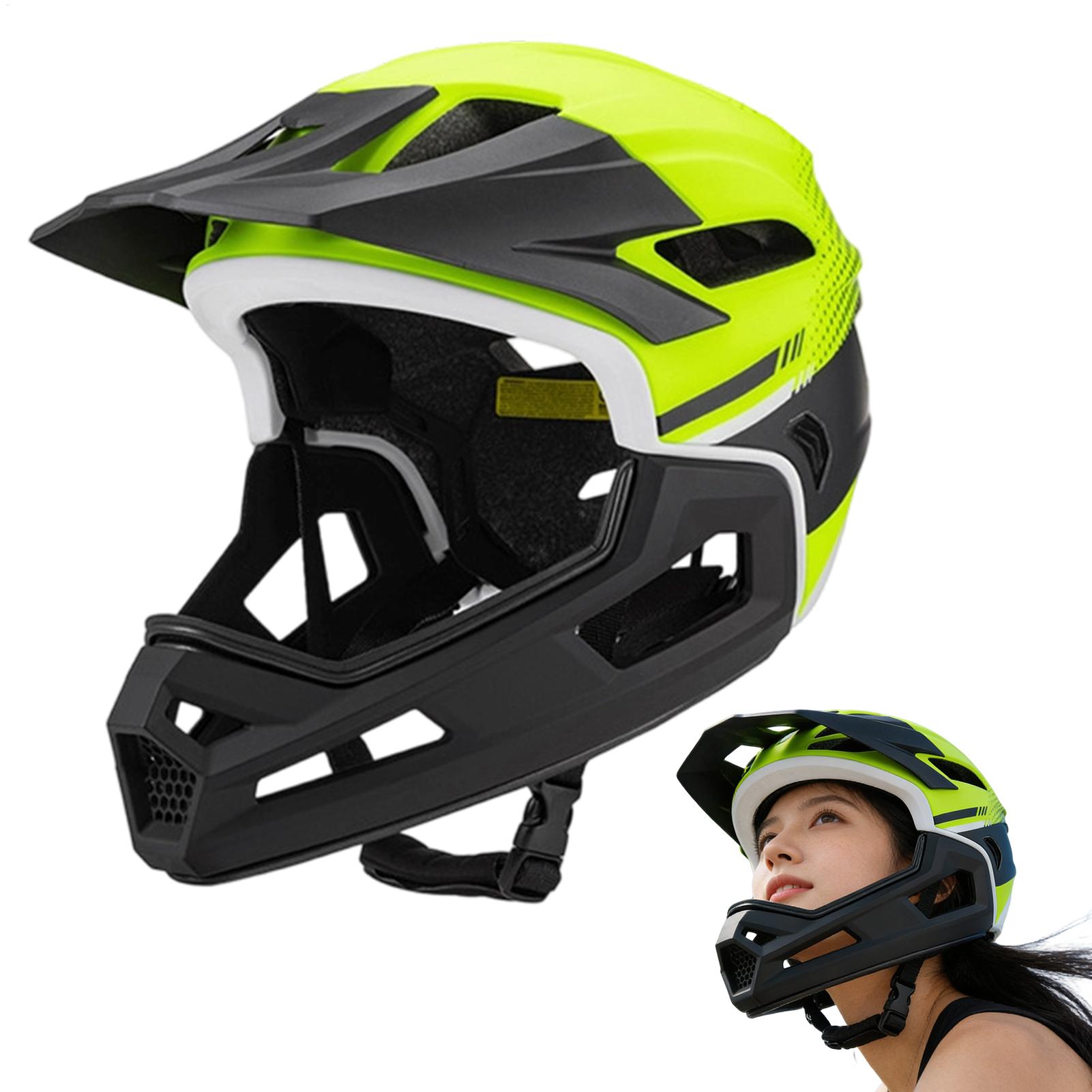 Полнолицевой шлем для горного  – обзор и цена Mountain Biking Full Face Helmet
