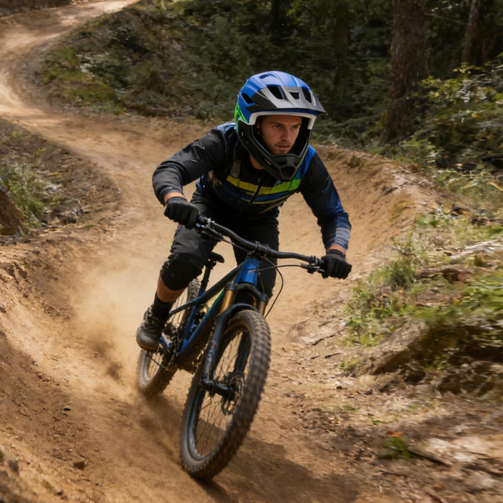 Полнолицевой шлем для горного  – обзор и цена Mountain Biking Full Face Helmet