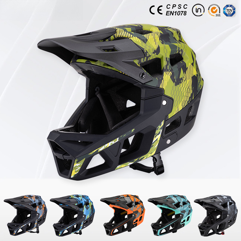 Новый взрослый полнолицевой шл – обзор и цена Mountain Biking Full Face Helmet