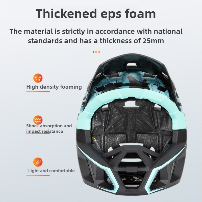 Новый взрослый полнолицевой шл – обзор и цена Mountain Biking Full Face Helmet
