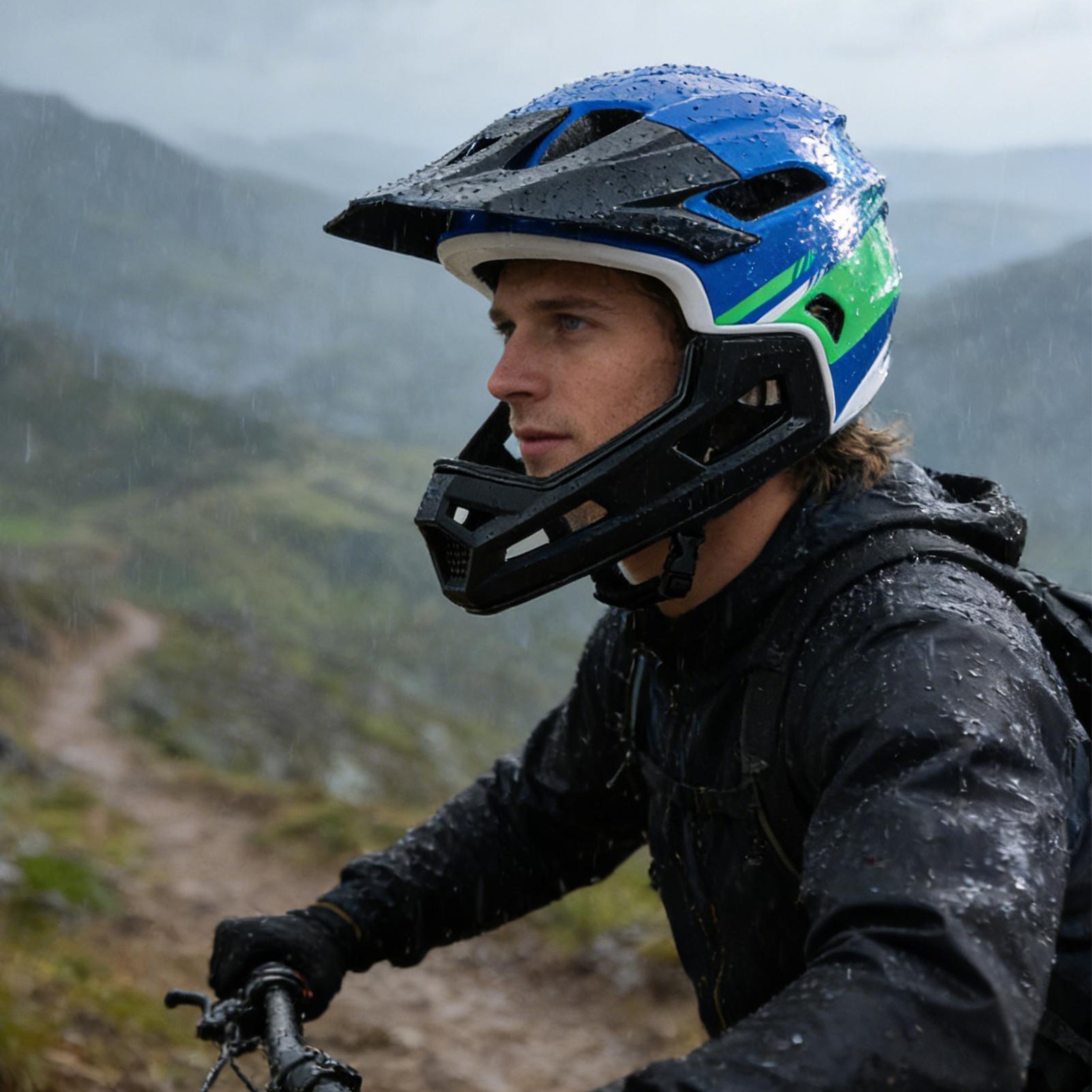 Полнолицевой шлем для горного  – обзор и цена Mountain Biking Full Face Helmet