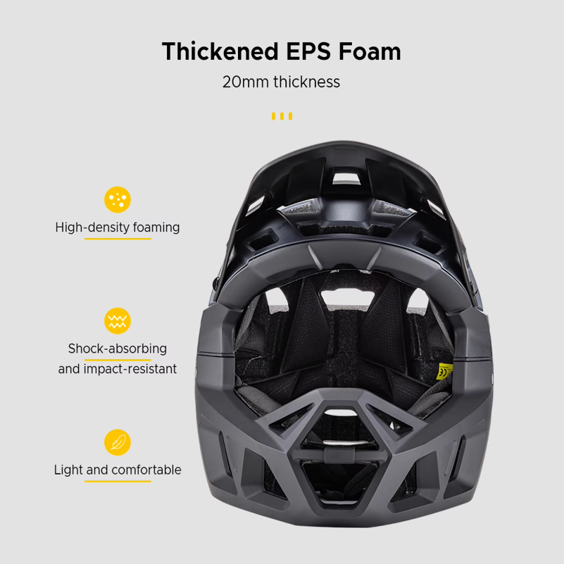 Полнолицевой шлем для горного  – обзор и цена Mountain Biking Full Face Helmet