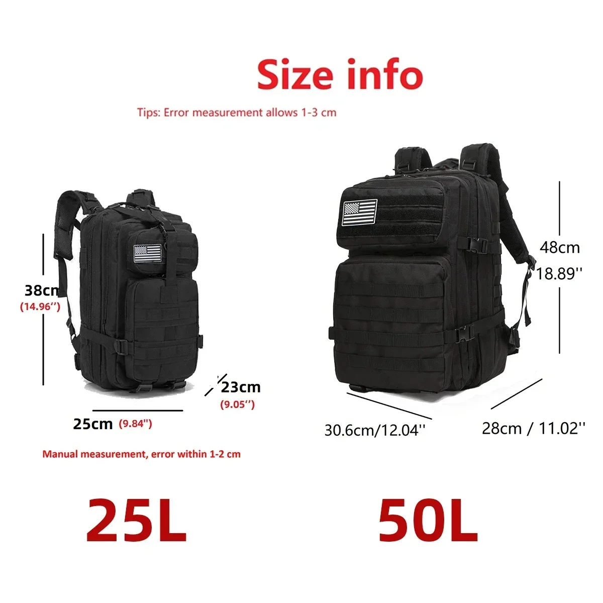 Тактический рюкзак 25л/50л, су – обзор и цена Mountain Biking Waist Pack